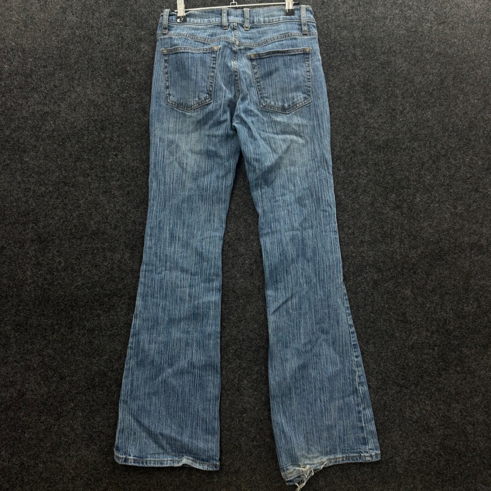 John Galt Flared Jeans Medium Wash Low Rise Denim Pants Women Size Small 28x31.5